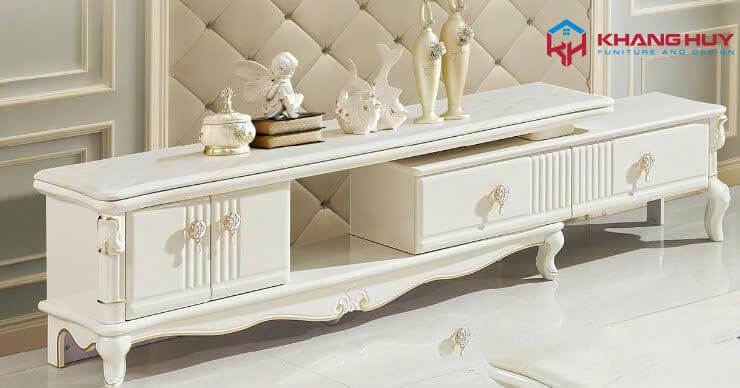 Kệ Tivi Mặt Đá Tân Cổ Điển 008