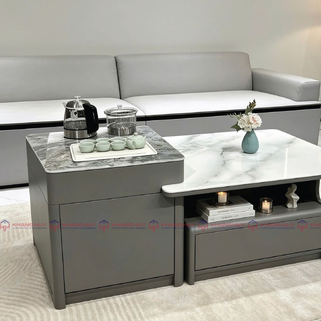 Bàn Trà Mặt Kính 3D Vân Đá 1m2 Khung Gỗ Sơn PU Hiện Đại – Mã 128 2 Noi that khang huy ban sofa ho chi minh 33